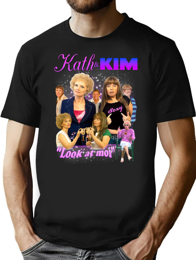 Kath And Kim Bootleg Bootleg Graphic T-Shirt - Black