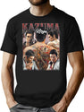 Kazuma Kiryu Vintage Bootleg Style Bootleg Graphic T-Shirt - Black