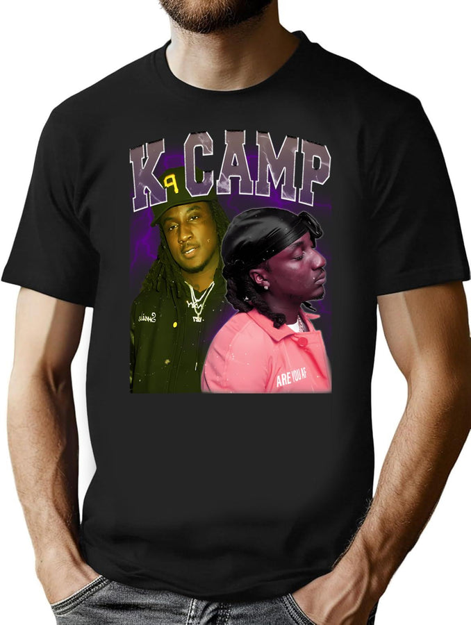 Kcamp Bootleg Graphic T-Shirt - Black