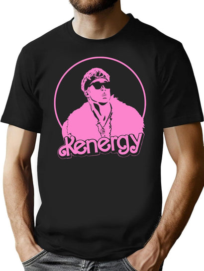 Kenergy T-Shirt for Men & Women, T-Shirts Graphic Tee - Black