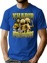 Khabib Nurmagomedov Bootleg Bootleg Graphic T-Shirt - Blue