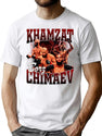 Khamzat Chimaev Bootleg Bootleg Graphic T-Shirt - White
