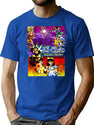 Ki-Chan Demon Hunter Comic Pop T-Shirt for Men & Women, T-Shirts Graphic Tee - Blue