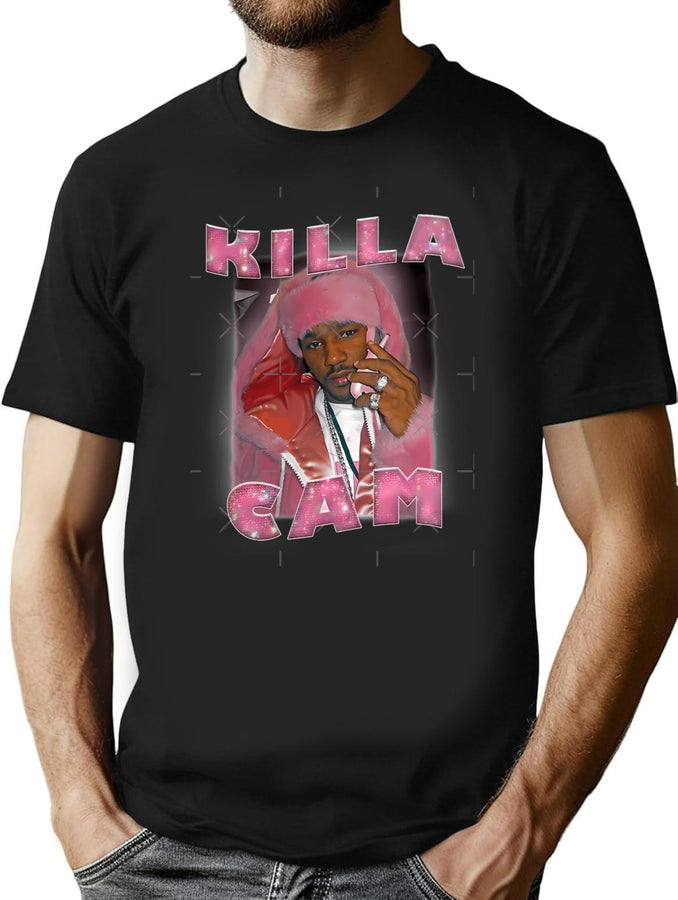Killa Cam Camron Bootleg Tee Graphic Bootleg Graphic T-Shirt - Black