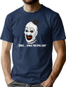 Killer Clown T-Shirt for Men & Women, T-Shirts Graphic Tee - Navy