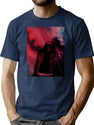 Kim Dracula Bootleg Graphic T-Shirt - Navy