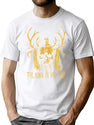 King In Yellow Horned Skull T-Shirt for Men & Women, T-Shirts Graphic Tee - White