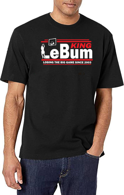 King LeBum Losing The Big Game Since 2003 Black T-Shirt - Black