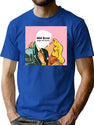 Kiss 404 Error Page Not Found T-Shirt for Men & Women, T-Shirts Graphic Tee - Blue