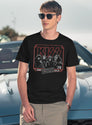 Kiss - Destroys Anaheim Tour T-Shirt for Men & Women, T-Shirts Graphic Tee - Navy