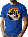 Kiss - Lick It Up Bootleg Graphic T-Shirt - Blue