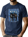 Kiss (Electrifying Design) Bootleg Graphic T-Shirt - Navy