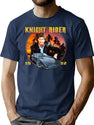 Knight Industries Kitt Worn T-Shirt for Men & Women, T-Shirts Graphic Tee - Navy