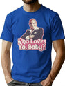 Kojak T-Shirt for Men & Women, T-Shirts Graphic Tee - Blue