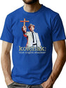 Kolchak The Night Stalker Worn T-Shirt for Men & Women, T-Shirts Graphic Tee - Blue