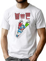 Korean Voltron Bootleg Graphic T-Shirt - White