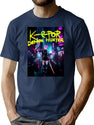Kpop Demon Hunters Classic T-Shirt for Men & Women, T-Shirts Graphic Tee - Navy