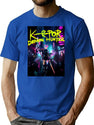 Kpop Demon Hunters Classic T-Shirt for Men & Women, T-Shirts Graphic Tee - Blue
