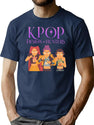 Kpop Demon Hunters Fanart T-Shirt for Men & Women, T-Shirts Graphic Tee - Navy