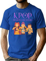 Kpop Demon Hunters Fanart T-Shirt for Men & Women, T-Shirts Graphic Tee - Blue