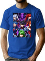 Kpop Demon Hunters Full Cast Fanart T-Shirt for Men & Women, T-Shirts Graphic Tee - Blue