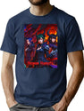 Kpop Demon Hunters Girls And Monster T-Shirt for Men & Women, T-Shirts Graphic Tee - Navy