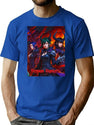 Kpop Demon Hunters Girls And Monster T-Shirt for Men & Women, T-Shirts Graphic Tee - Blue
