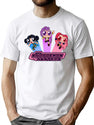 Kpop Demon Hunters X Power Girls T-Shirt for Men & Women, T-Shirts Graphic Tee - White
