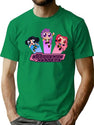 Kpop Demon Hunters X Power Girls T-Shirt for Men & Women, T-Shirts Graphic Tee - Green