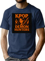 Kpop Demon Hunters (13) T-Shirt for Men & Women, T-Shirts Graphic Tee - Navy