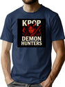 Kpop Demon Hunters (14) T-Shirt for Men & Women, T-Shirts Graphic Tee - Navy