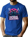 Kpop Demon Huntersk-Pop Demon Hunters Supernatural Idol Warriors Art Print - Unique K-Pop Fantasy Desig T-Shirt for Men & Women, T-Shirts Graphic Tee - Blue