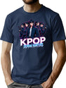 Kpop Demon Huntersk-Pop Demon Hunters Supernatural Idol Warriors Art Print T-Shirt for Men & Women, T-Shirts Graphic Tee - Navy
