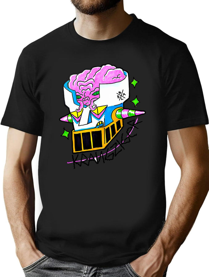 Krangziger Bootleg Graphic T-Shirt - Black