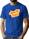 Kwan-Tsu Dudes Surf Ninjas Movie Quote Choose Your Own Background Premium Heavyweight Cotton T-Shirt - Blue