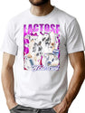 Lactose Tolerant Vintage Retro Bootleg 90S Style Bootleg Graphic T-Shirt - White