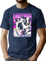 Lactose Tolerant Vintage Retro Bootleg 90S Style Bootleg Graphic T-Shirt - Navy
