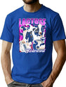 Lactose Tolerant Vintage Retro Bootleg 90S Style Bootleg Graphic T-Shirt - Blue
