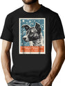 Laika Space Dog Vintage Cccp Soviet Russia Ussr T-Shirt for Men & Women, T-Shirts Graphic Tee - Black