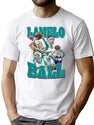 Lamelo Baskeball Player Vintage Bootleg 90S Bootleg Graphic T-Shirt - White