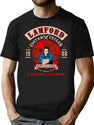 Lanford Custom Cycles Dan Conner T-Shirt for Men & Women, T-Shirts Graphic Tee - Black