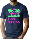 Las Vegas Vintage T-Shirt for Men & Women, T-Shirts Graphic Tee - Navy