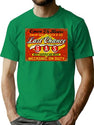 Last Chance Gas Sign Worn T-Shirt for Men & Women, T-Shirts Graphic Tee - Green