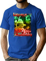 Lauryn Hill Bob Marley Bootleg Graphic T-Shirt - Blue