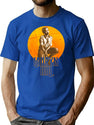 Lauryn Hill Bootleg Halftone Bootleg Graphic T-Shirt - Blue