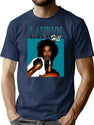 Lauryn Hill Fugees 90'S Rb Throwback Vintage Inspired Shirt Bootleg Graphic T-Shirt - Navy
