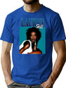 Lauryn Hill Fugees 90'S Rb Throwback Vintage Inspired Shirt Bootleg Graphic T-Shirt - Blue