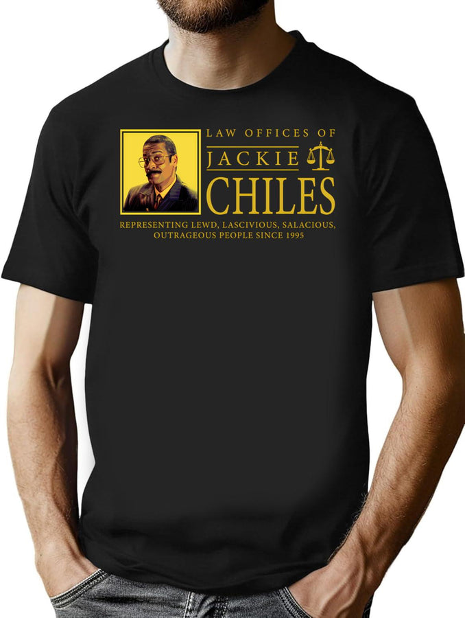 Law Offices Of Jackie Chiles T-Shirt for Men & Women, T-Shirts Graphic Tee - Black