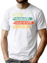 Lawn Mower Dad Husband Legend Vintage T-Shirt for Men & Women, T-Shirts Graphic Tee - White