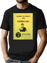 Learn To Fight Flyer Cobra Kai T-Shirt for Men & Women, T-Shirts Graphic Tee - Black